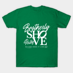 Brotherly Shove Philadelphia Eagles Football T-Shirt